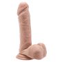 Dildo realistyczne ToyJoy Get Real z jądrami jasna skóra 18 cm - 2
