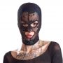 Maska BDSM koronkowa czarna Bad Kitty - 3