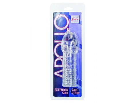 Przedłużka prążkowana Calexotics przezroczysta 16 cm - 3