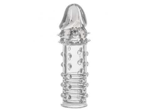 Przedłużka prążkowana Calexotics przezroczysta 16 cm - 4