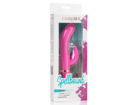 Wibrator króliczek silikonowy Calexotics Spellbound Bunny różowy 11.5 cm - 3