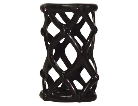 Nakładka na penisa You2Toys czarna TPE 6 cm - 4