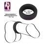 Pierścień erekcyjny Black Velvets czarny silikonowy 2.6 cm - 12