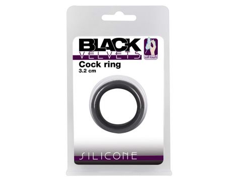 Pierścień erekcyjny silikonowy Black Velvets 3.2 cm
