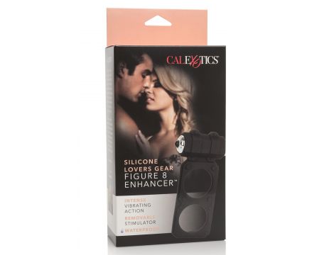 Pierścień erekcyjny wibrujący Calexotics silikonowy czarny