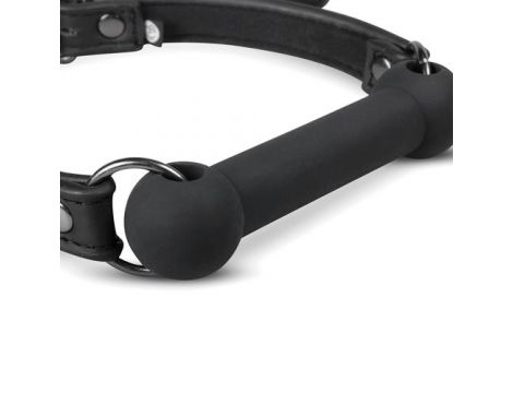 Knebel silikonowy EasyToys bit czarny 56 cm - 5