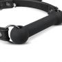 Knebel silikonowy EasyToys bit czarny 56 cm - 6