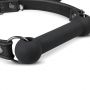 Knebel silikonowy EasyToys bit czarny 56 cm - 11