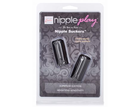 Pompki ssące na sutki Calexotics czarne wodoodporne PVC - 4