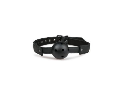 Knebel z kulką PVC EasyToys regulowany czarny - 3