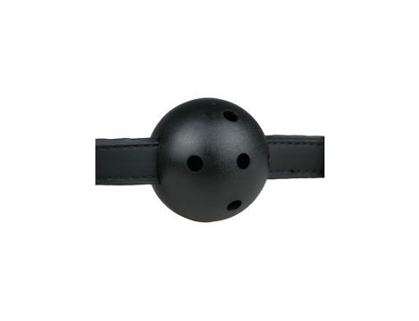 Knebel z kulką PVC EasyToys regulowany czarny - 4