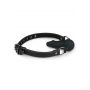 Knebel piłkowy z silikonowym penisem EasyToys czarny 9.5 cm - 4