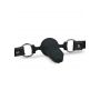 Knebel piłkowy z silikonowym penisem EasyToys czarny 9.5 cm - 5