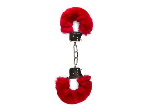 Pluszowe kajdanki EasyToys czerwone 28 cm - 2