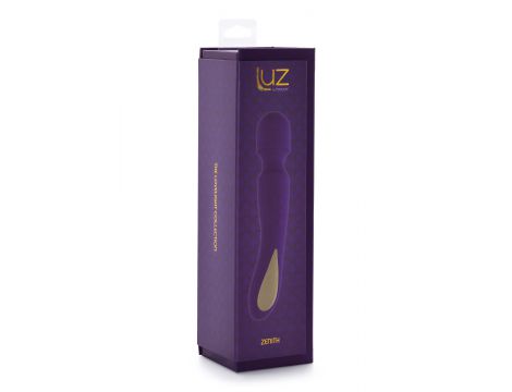 Masażer silikonowy Zenith ToyJoy fioletowy USB 23 cm - 2