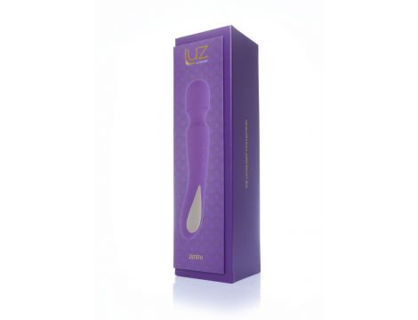Masażer silikonowy Zenith ToyJoy fioletowy USB 23 cm - 3