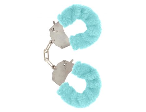 Kajdanki piórkowe regulowane ToyJoy aqua - 4