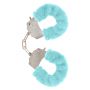 Kajdanki piórkowe regulowane ToyJoy aqua - 2
