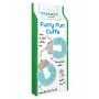 Kajdanki piórkowe regulowane ToyJoy aqua - 3