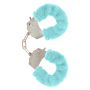 Kajdanki piórkowe regulowane ToyJoy aqua - 5