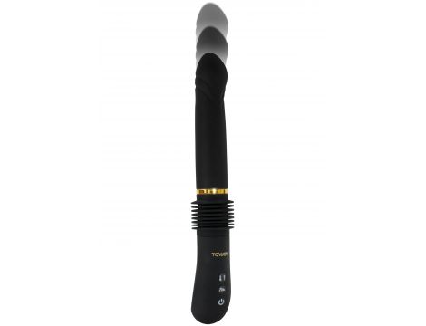 Wibrator pchający Magnum Opus ToyJoy czarny 31 cm USB - 4