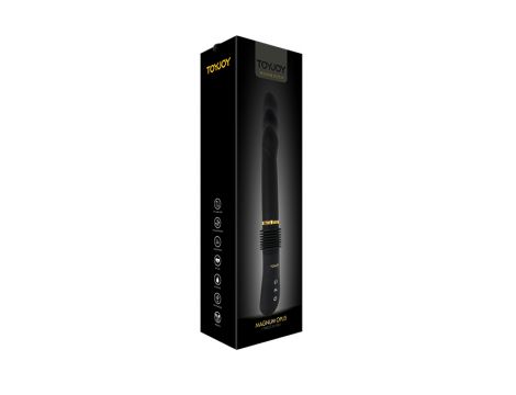 Wibrator pchający Magnum Opus ToyJoy czarny 31 cm USB - 6