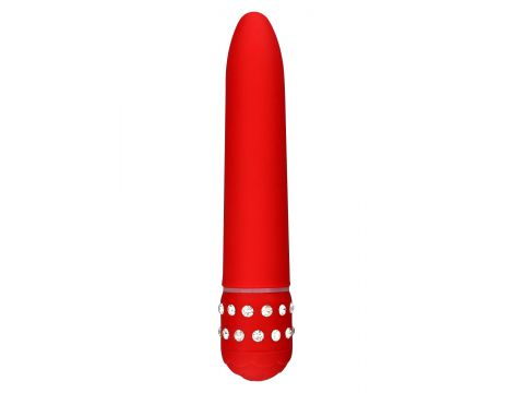 Wibrator Diamond Superbe Vibe ToyJoy czerwony 15.5 cm