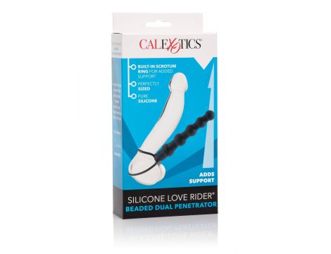 Podwójny penetrator silikonowy Calexotics czarny 14.5 cm - 2