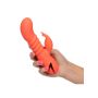 Wibrator silikonowy Calexotics Orange County Cutie pomarańczowy USB - 8