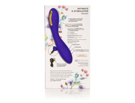 Wibrator punktu G Estim Wand Calexotics niebieski 21.5 cm - 3