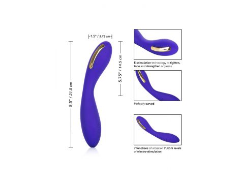 Wibrator punktu G Estim Wand Calexotics niebieski 21.5 cm - 4