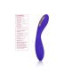 Wibrator punktu G Estim Wand Calexotics niebieski 21.5 cm - 9
