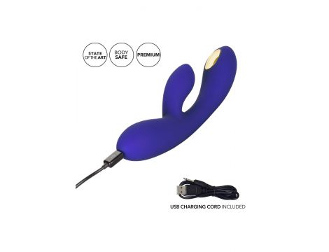 Wibrator punktu G Estim Dual Wand niebieski 21.5 cm - 6