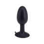 Korek analny silikonowy Roll Play Medium czarny 10 cm - 2