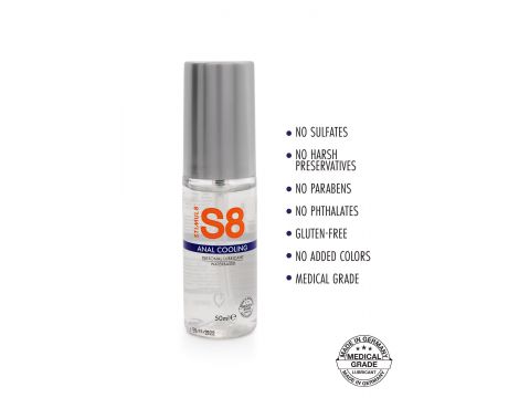 Lubrykant analny chłodzący S8 50ml - 2