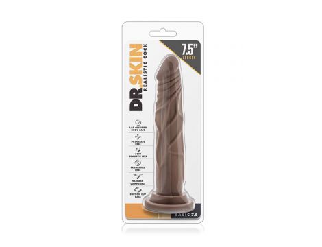 Dildo realistyczne Blush Dr Skin czekoladowy 7.5 - 2