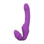 Strapon z wibracją bez ramiączek Double Dipper fioletowy Dream Toys - 4