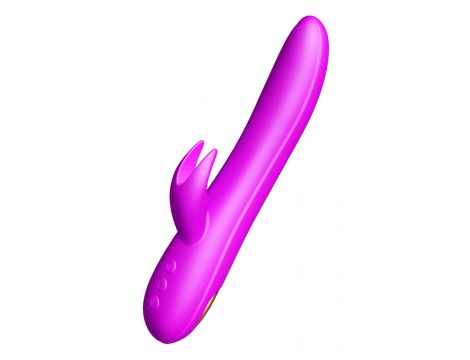 Wibrator króliczek Mondi fioletowy USB 208 mm - 3