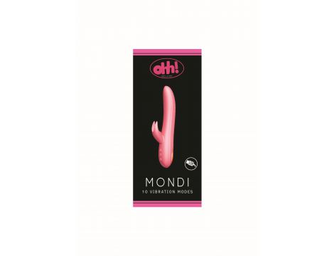 Wibrator króliczek Ohh Mondi różowy USB 208 mm