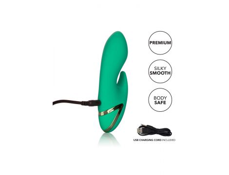 Wibrator silikonowy Calexotics Sierra Sensation zielony 10 funkcji - 6