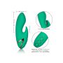 Wibrator silikonowy Calexotics Sierra Sensation zielony 10 funkcji - 5