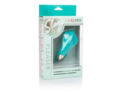 Masażer łechtaczki Slay Pleaser Aqua Calexotics 11.5 cm USB - 2