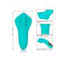 Masażer łechtaczki Slay Pleaser Aqua Calexotics 11.5 cm USB - 5