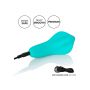 Masażer łechtaczki Slay Pleaser Aqua Calexotics 11.5 cm USB - 7