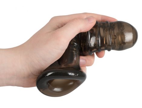 Przedłużka na penisa Rebel dymna 18 cm TPR - 8
