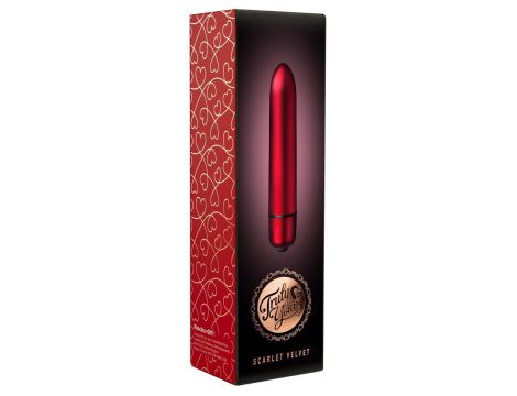 Wibrator bullet Rocks Off Scarlet Velvet czerwony 9,2 cm - 2