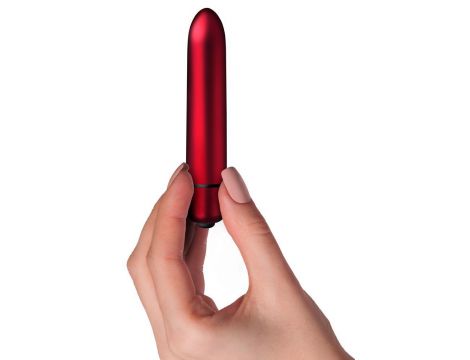 Wibrator bullet Rocks Off Scarlet Velvet czerwony 9,2 cm - 6