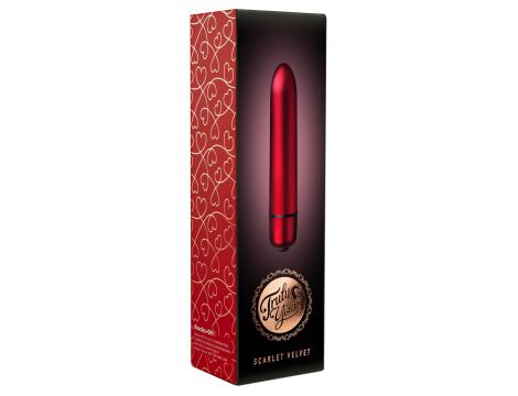 Wibrator bullet Rocks Off Scarlet Velvet czerwony 9,2 cm - 7