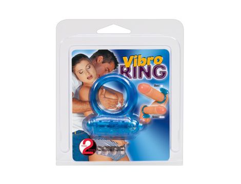 Pierścień erekcyjny wibrujący niebieski You2Toys - 2