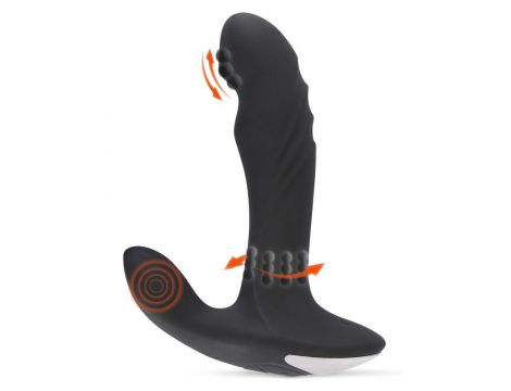 Masażer prostaty Rebel 3 funkcje silikonowy USB 17 cm - 5